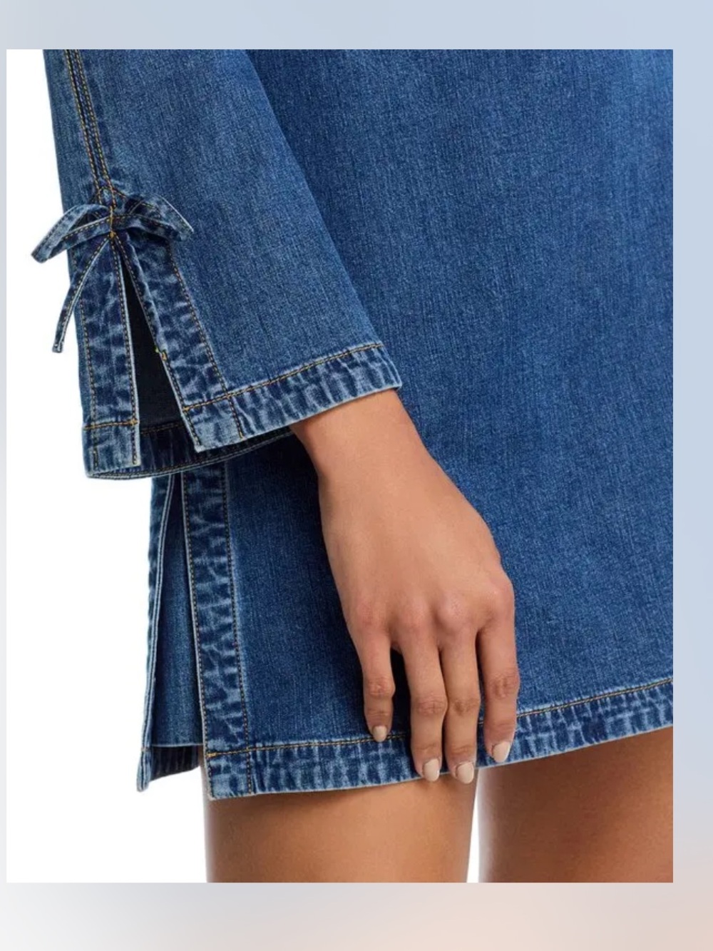 Cinq a Sept Ruisseau Denim Dress. - Picture 4 of 8
